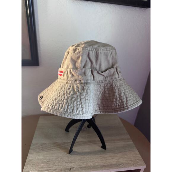 Budweiser Distressed Khaki Packable Bucket Hat - Picture 1 of 5